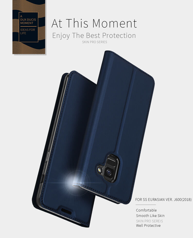 Dux Ducis Skin Pro flip cover tok Samsung Galaxy J6 (2018) - szürke
