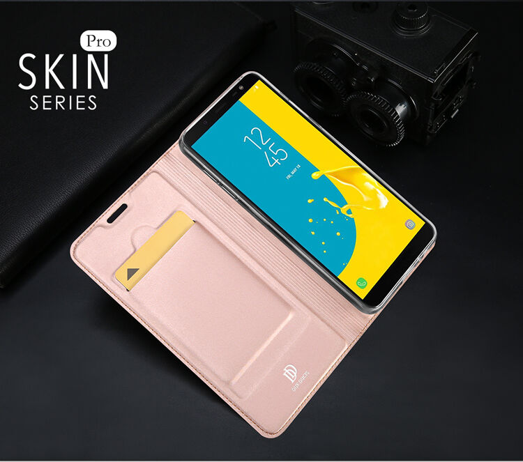 Dux Ducis Skin Pro flip cover tok Samsung Galaxy J6 (2018) - szürke