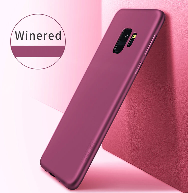 X-Level műanyag tok Frosted Samsung Galaxy S9 - arany