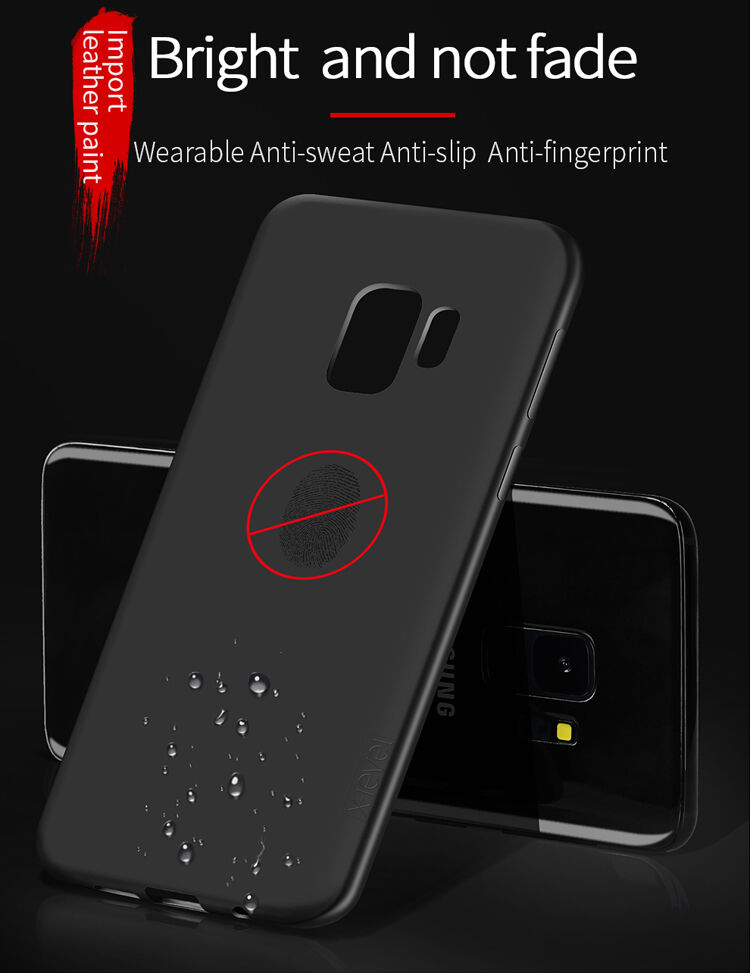 X-Level műanyag tok Frosted Samsung Galaxy S9 - piros