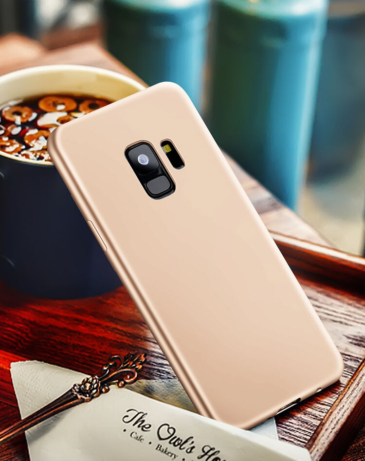 X-Level műanyag tok Frosted Samsung Galaxy S9 - piros