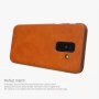 Nillkin Qin bőr flip cover tok Samsung Galaxy A6 Plus (2018) - piros