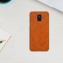 Nillkin Qin bőr flip cover tok Samsung Galaxy A6 (2018) - piros