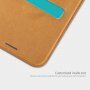 Nillkin Qin bőr flip cover tok Samsung Galaxy A6 (2018) - fekete