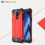 Szuper tartós Armor tok Samsung Galaxy A6 Plus (2018) - rózsaszín-arany