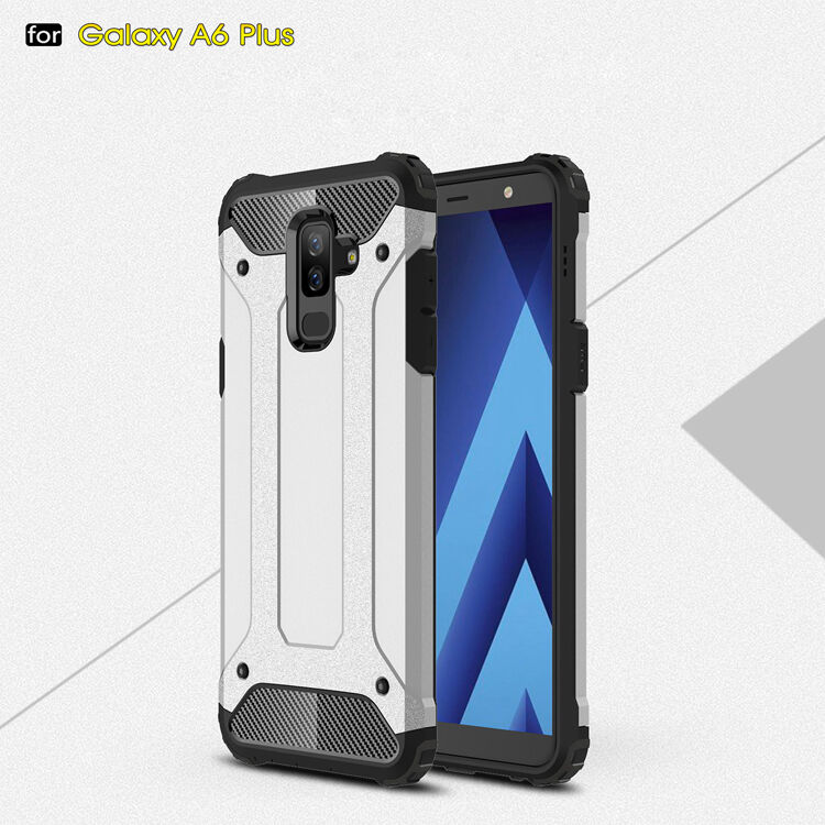 Szuper tartós Armor tok Samsung Galaxy A6 Plus (2018) - rózsaszín-arany Szuper tartós Armor tok Samsung Galaxy A6 Plus (2018) - rózsaszín-arany