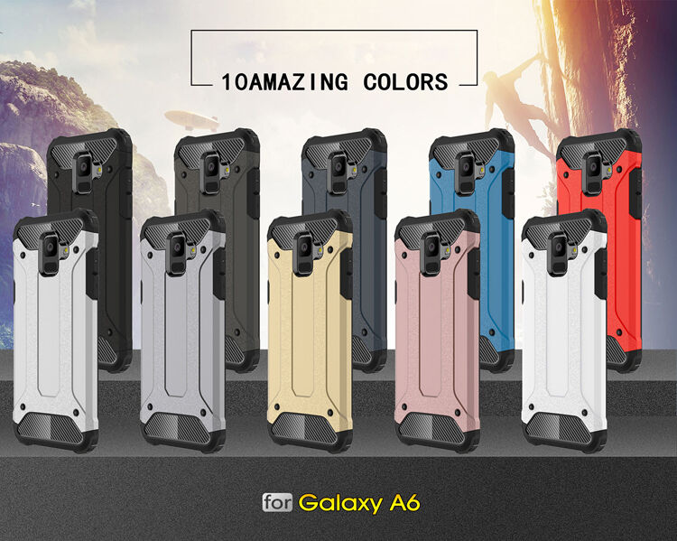 Szuper tartós Armor tok Samsung Galaxy A6 (2018) - arany