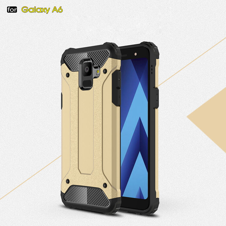 Szuper tartós Armor tok Samsung Galaxy A6 (2018) - arany