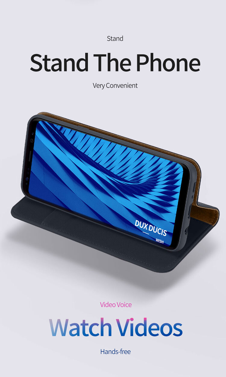 Dux Ducis Wish flip cover tok Samsung Galaxy S8 Plus - fekete