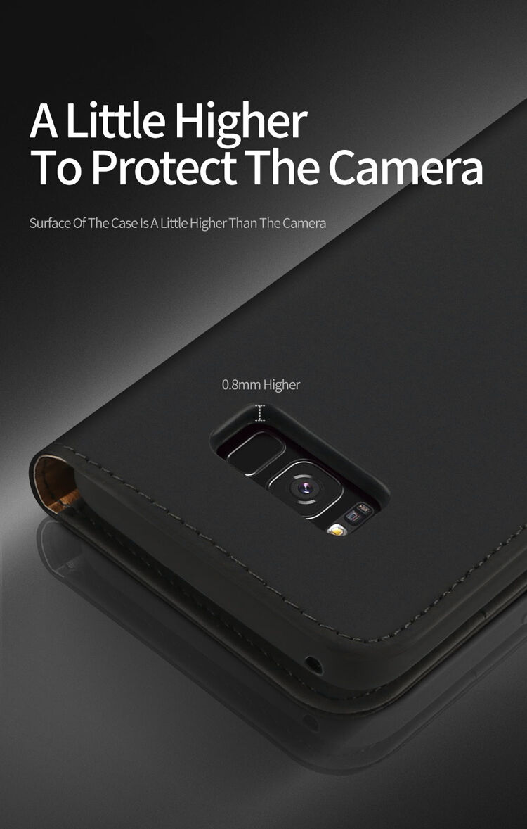 Dux Ducis Wish flip cover tok Samsung Galaxy S8 - fekete