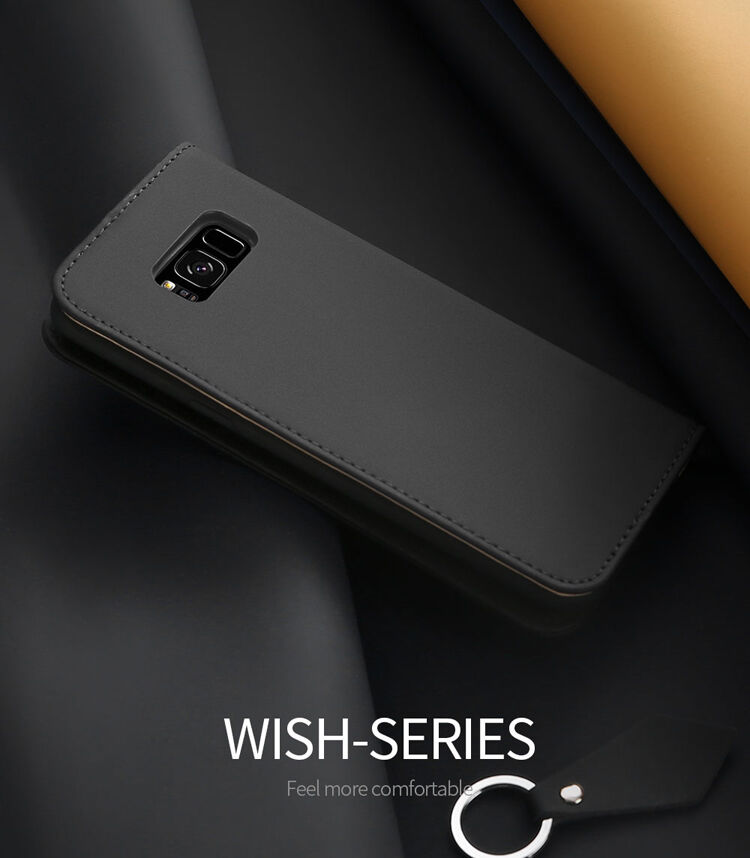 Dux Ducis Wish flip cover tok Samsung Galaxy S8 - fekete
