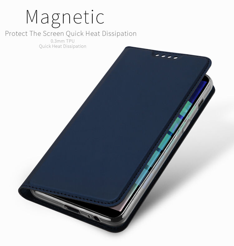 Dux Ducis Skin Pro flip cover tok Samsung Galaxy A6 Plus (2018) - rózsaszín-arany