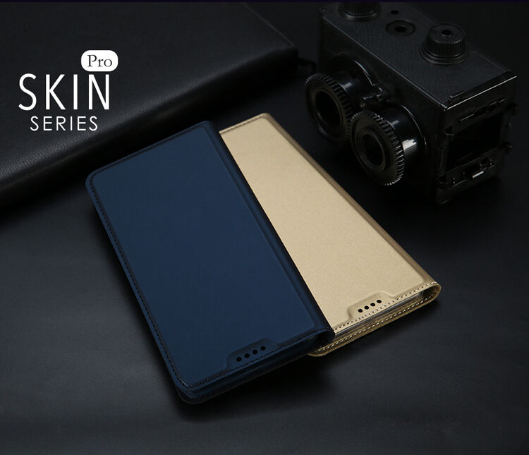 Dux Ducis Skin Pro flip cover tok Samsung Galaxy A6 Plus (2018) - rózsaszín-arany
