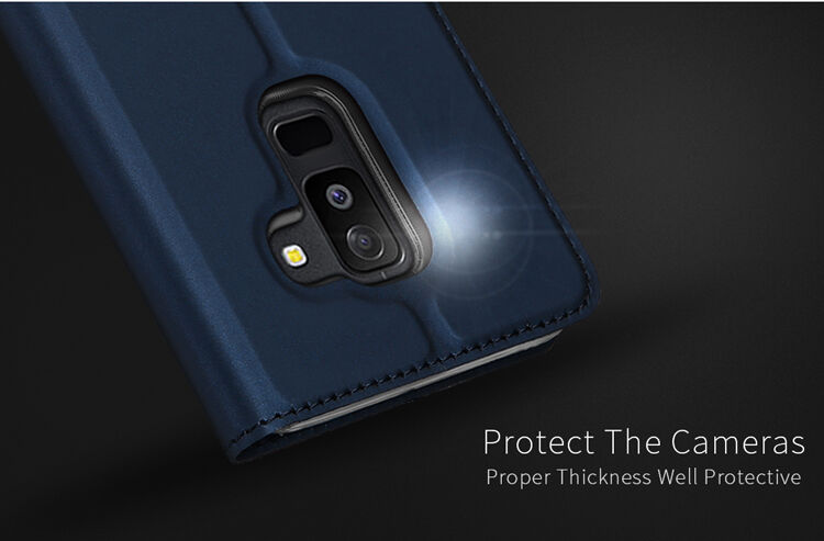 Dux Ducis Skin Pro flip cover tok Samsung Galaxy A6 Plus (2018) - szürke