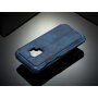 LC.Imeeke bőr flip cover tok Samsung Galaxy S9 - barna