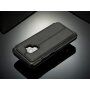 LC.Imeeke bőr flip cover tok Samsung Galaxy S9 - piros