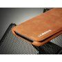 LC.Imeeke bőr flip cover tok Samsung Galaxy S9 - piros