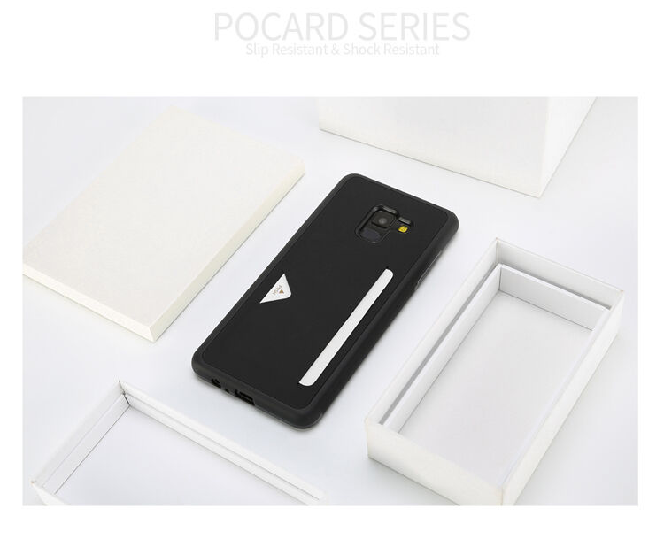 Dux Ducis Pocard bőr tok Samsung Galaxy A8 Plus (2018) - fehér