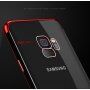 Sulada műanyag átlátszó tok kerettel Samsung Galaxy S9 - fekete
