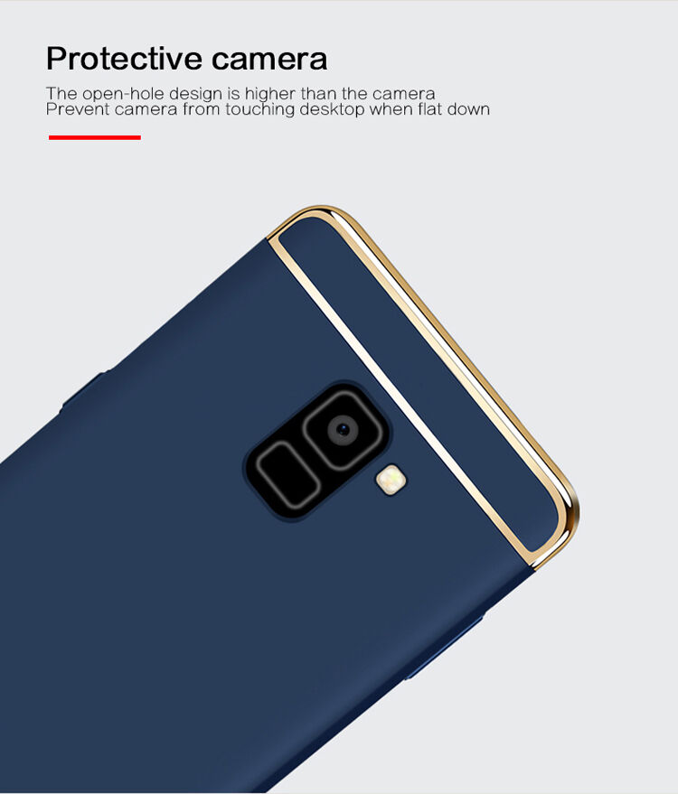 Mofi műanyag tok Samsung Galaxy A8 (2018) - ezüst