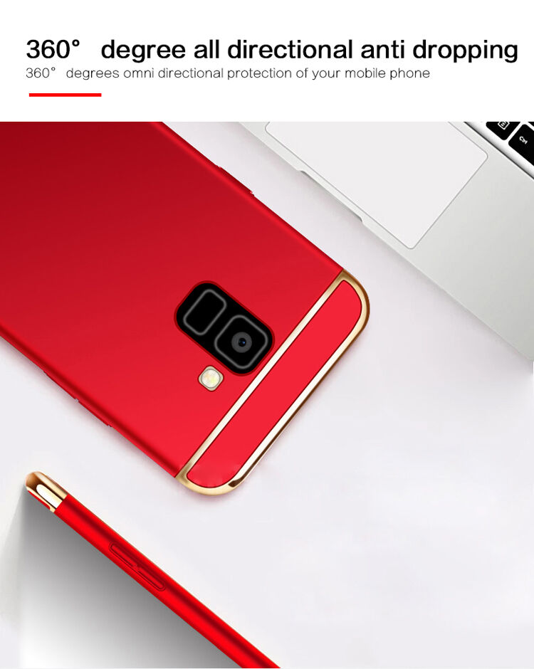 Mofi műanyag tok Samsung Galaxy A8 (2018) - ezüst