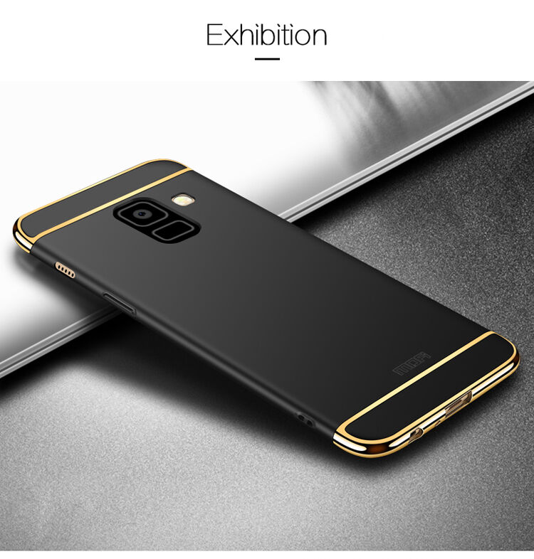 Mofi műanyag tok Samsung Galaxy A8 (2018) - ezüst