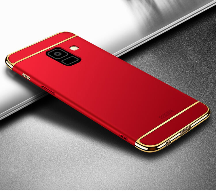 Mofi műanyag tok Samsung Galaxy A8 (2018) - ezüst