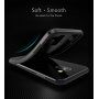 Dux Ducis S tok csiszolt textúrával Samsung Galaxy A8 Plus (2018) - kék