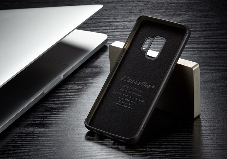 Caseme 2 az egyben pénztárcás tok Samsung Galaxy S9 - piros