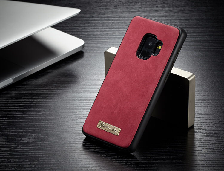Caseme 2 az egyben pénztárcás tok Samsung Galaxy S9 - fekete