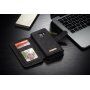 Caseme 2 az egyben pénztárcás tok Samsung Galaxy S9 - fekete