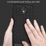 Műanyag tok fonott textúrával Samsung Galaxy J3 (2017) - szürke