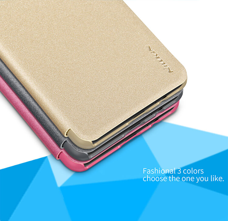 Nillkin Sparkle flip cover tok Samsung Galaxy A8 (2018) - arany