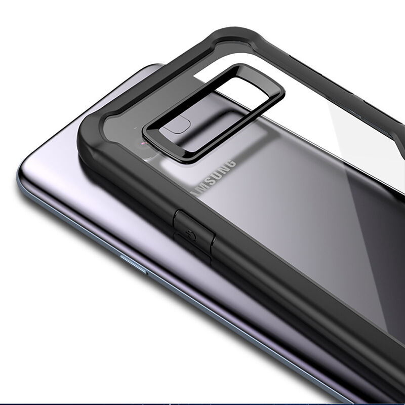 Ütésálló műanyag tok Samsung Galaxy S8 Plus - szürke