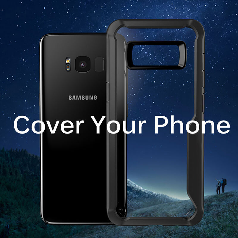 Ütésálló műanyag tok Samsung Galaxy S8 Plus - szürke