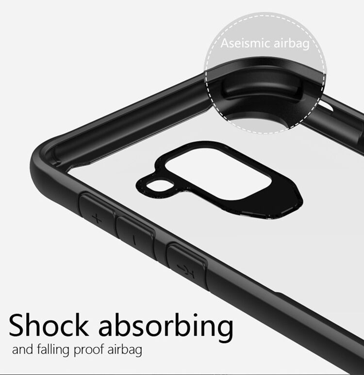 Ütésálló műanyag tok Samsung Galaxy A8 Plus (2018) - piros