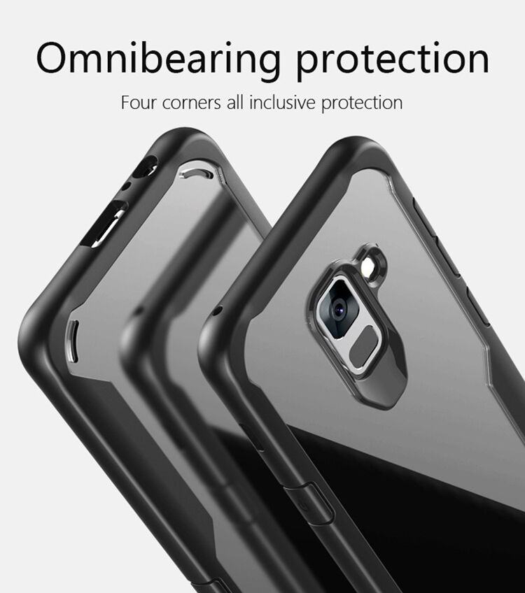 Ütésálló műanyag tok Samsung Galaxy A8 Plus (2018) - piros