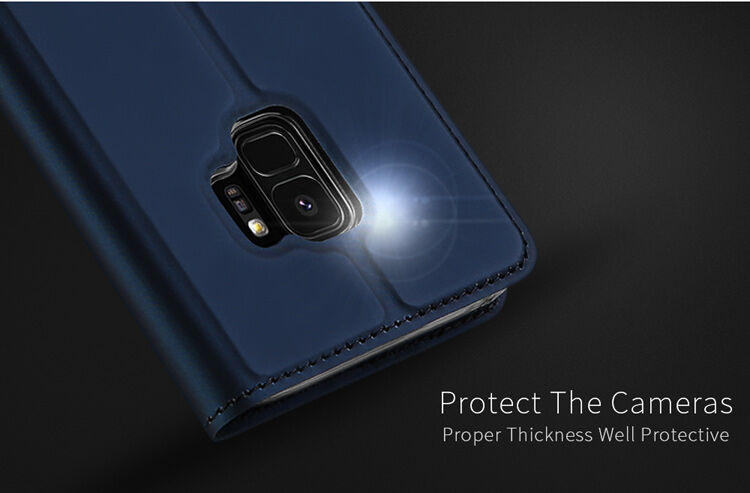 Dux Ducis Skin Pro flip cover tok Samsung Galaxy S9 - rózsaszín-arany