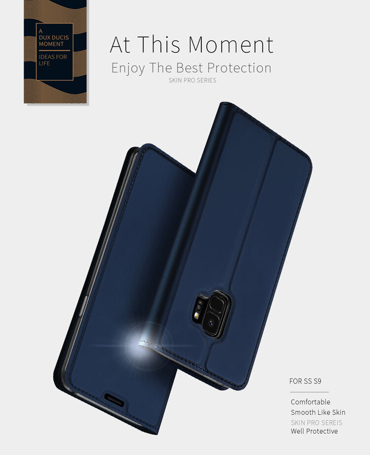 Dux Ducis Skin Pro flip cover tok Samsung Galaxy S9 - szürke