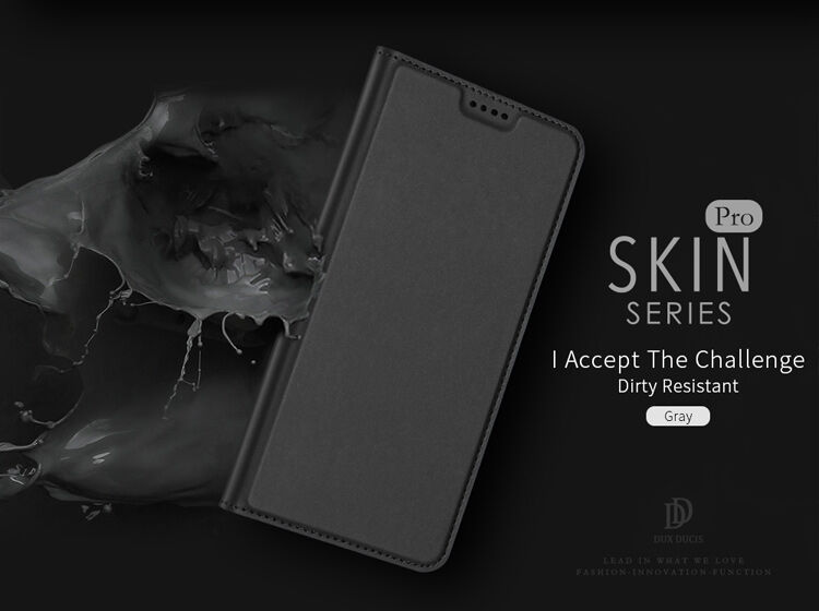 Dux Ducis Skin Pro flip cover tok Samsung Galaxy A8 (2018) - arany