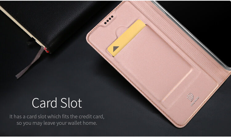 Dux Ducis Skin Pro flip cover tok Samsung Galaxy A8 (2018) - arany