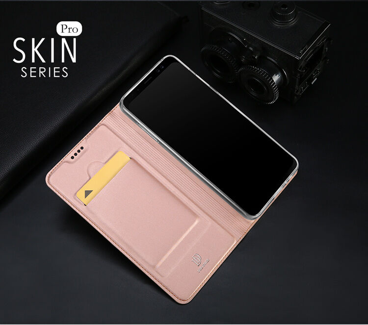 Dux Ducis Skin Pro flip cover tok Samsung Galaxy A8 (2018) - arany