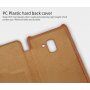 Nillkin Qin bőr flip cover tok Samsung Galaxy A8 (2018) - barna