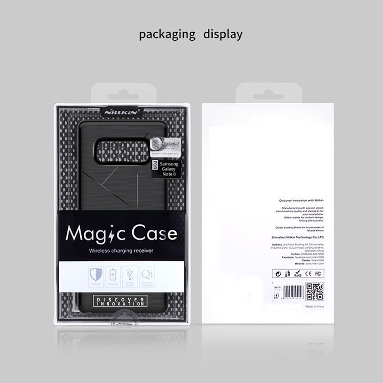 Nillkin Magic műanyag tok Samsung Galaxy Note 8 - fekete Nillkin Magic műanyag tok Samsung Galaxy Note 8 - fekete