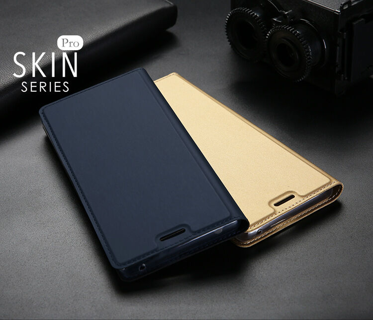 Dux Ducis Skin Pro flip cover tok Samsung Galaxy Note 8 - sötétkék