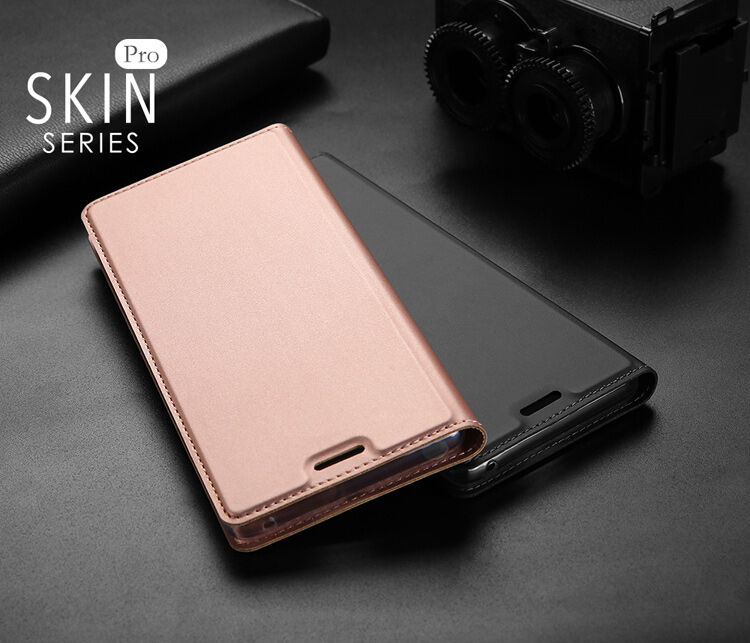 Dux Ducis Skin Pro flip cover tok Samsung Galaxy Note 8 - sötétkék