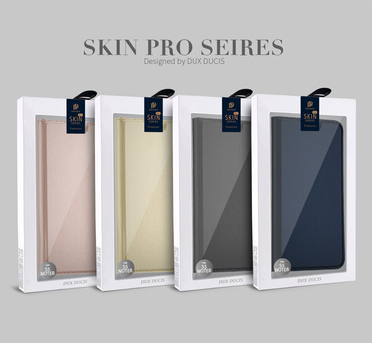 Dux Ducis Skin Pro flip cover tok Samsung Galaxy Note 8 - sötétkék Dux Ducis Skin Pro flip cover tok Samsung Galaxy Note 8 - sötétkék