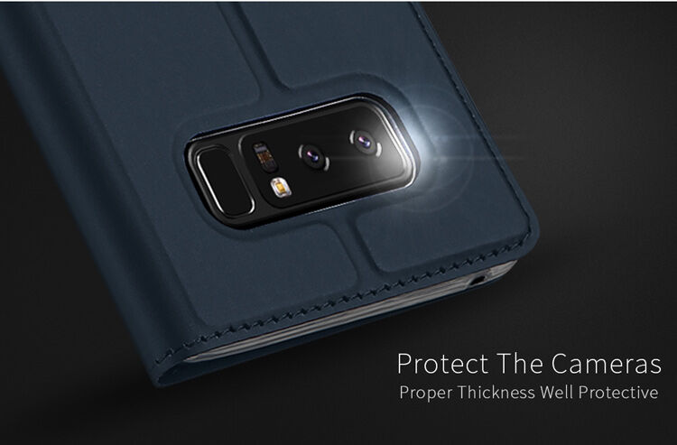 Dux Ducis Skin Pro flip cover tok Samsung Galaxy Note 8 - szürke