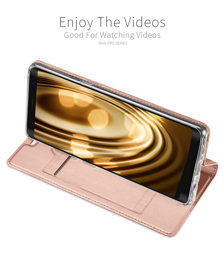 Dux Ducis Skin Pro flip cover tok Samsung Galaxy Note 8 - szürke