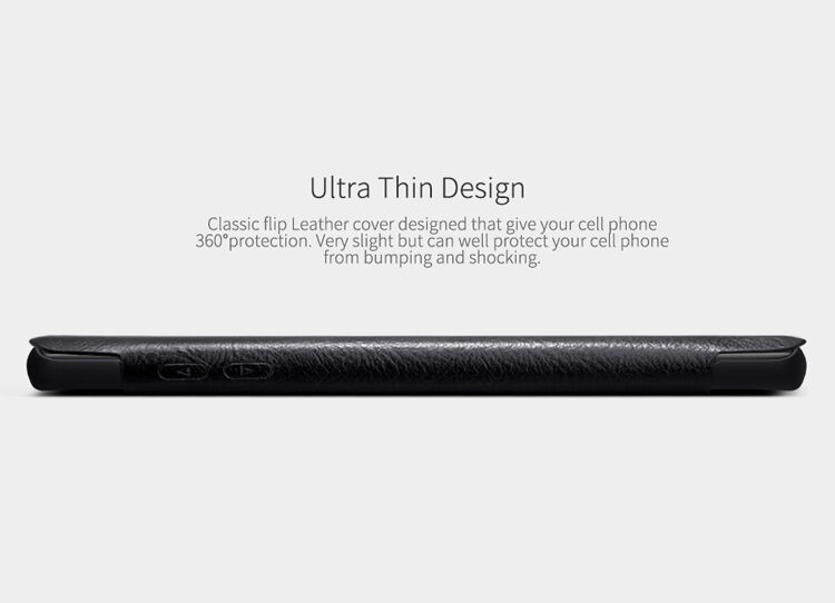 Nillkin Qin bőr flip cover tok Samsung Galaxy Note 8 - barna